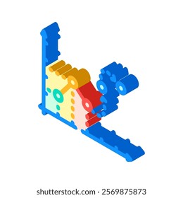 predictive analytics isometric icon vector. predictive analytics sign. isolated symbol illustration