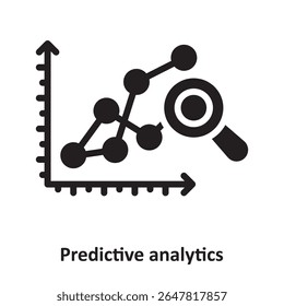 Predictive analytics Vector Icon which can easily modify or edit
