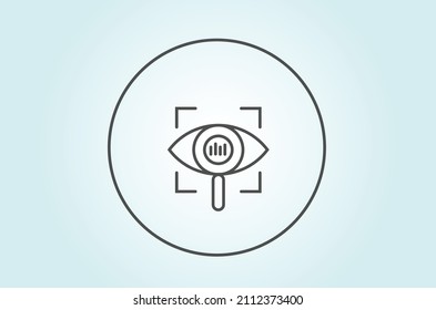 Predictive and cognitive analytics icon