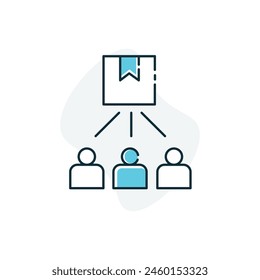 Predictive Demand Forecasting Vector Icon Design