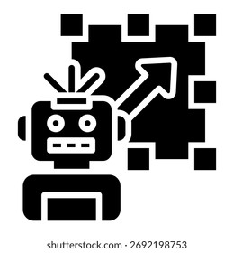 Elemento De Ícone De Crescimento Preditivo Para Design