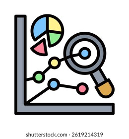 Elemento de ícone preditivo para design