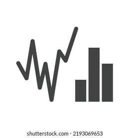 Predictive Modelling icon vector image. Can also be used for Big Data. Suitable for mobile apps, web apps and print media.