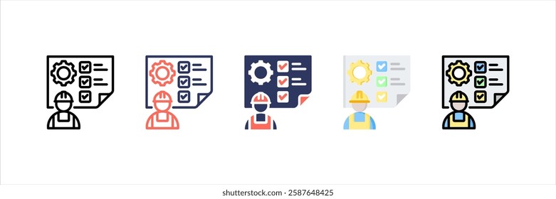 Predictive Multi Style Icon Set