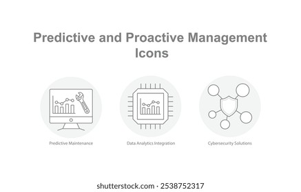 Predictive and Proactive Management", Manutenção Preditiva, Integração de Análise de Dados, Soluções de Segurança Cibernética.