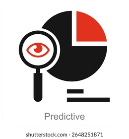 Predictive vector icon concept design