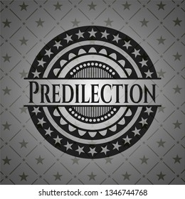 Predilection black emblem. Vintage.