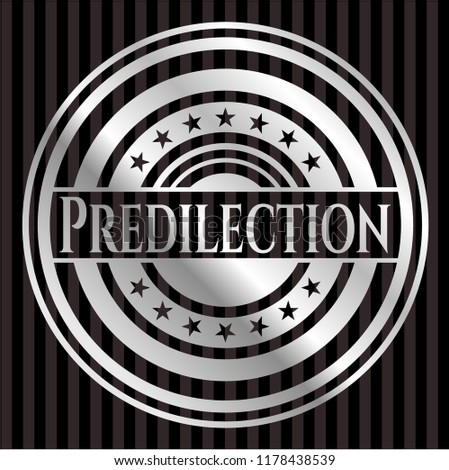 Predilection silver emblem or badge