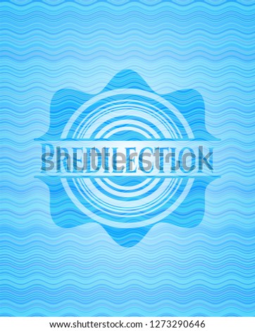Predilection water representation badge.