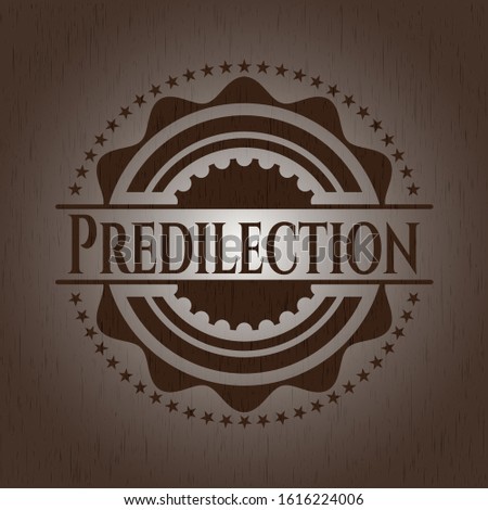 Predilection wood emblem. Vector Illustration.