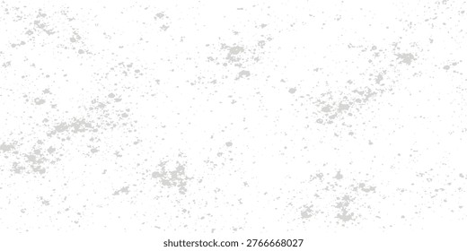 A predominantly white textured background with scattered gray speckles and subtle graininess