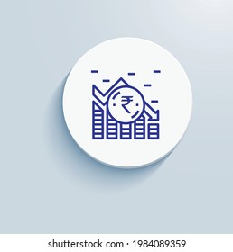 Vorbestehendes Vektordesign mit Verlustsymbol