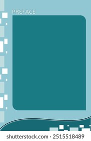 Preface Template, Preface, Introduction, Outro, Intro, Conclusion Banner Background Backdrop