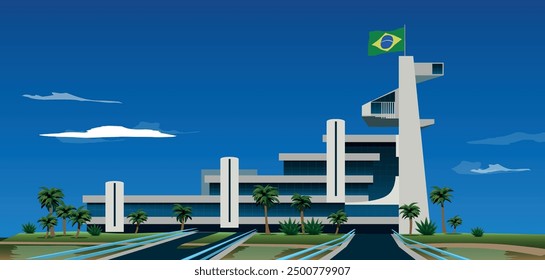 Prefecture building of Sorocaba - Sao Paulo, the city's landmark - Brazil