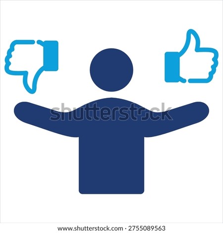 Preference Flat Blue Icon Collection