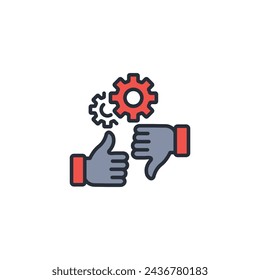Preference icon. vector.Editable stroke.linear style sign for use web design,logo.Symbol illustration.