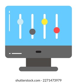 Preference vector design isolated on white background