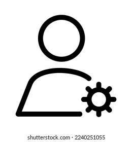 Präferenzsymbol oder Logo einzeln auf Zeichen, Vektorgrafik - hochwertige Vektorsymbole mit schwarzem Hintergrund
