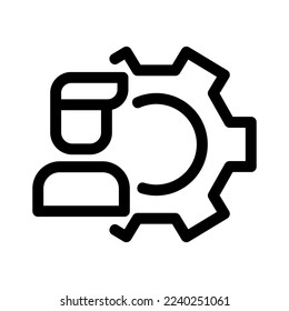 Präferenzsymbol oder Logo einzeln auf Zeichen, Vektorgrafik - hochwertige Vektorsymbole mit schwarzem Hintergrund
