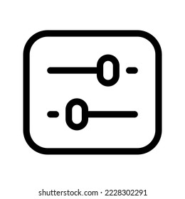 Preferencias Ilustración de diseño de símbolos vectores de iconos