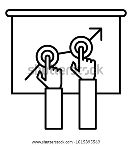 
Preferences Line icon, marketing concept
