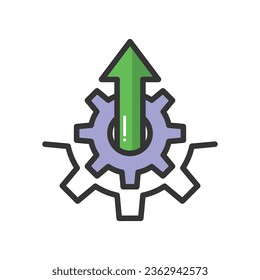 Preferencias icono vector que puede modificar o editar fácilmente

