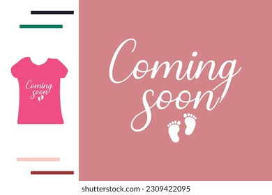 
pregnancy announcement t shirt design 