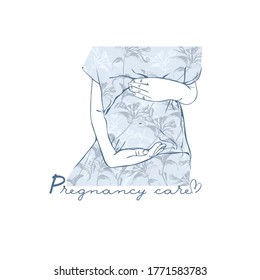 Pregnancy care background medical card