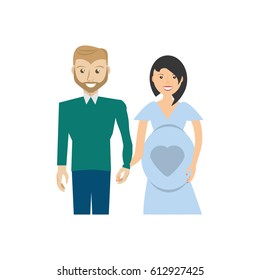 pregnancy couple happiness image