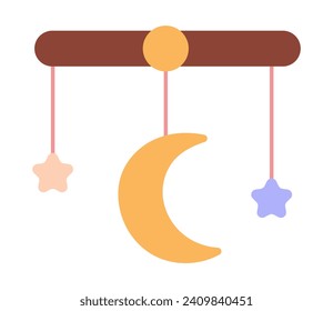 Pregnancy element of colorful set. The intricately detailed sleeping toy of a peaceful night's sleep capture the essence of maternal love and security in an artful composition. Vector illustration.