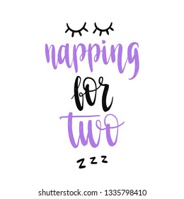 Pregnancy handwritten calligraphy vector phrase. Maternity quote lettering for design t-shirt, greeting cards, stickers, gifts and banners on white background.
