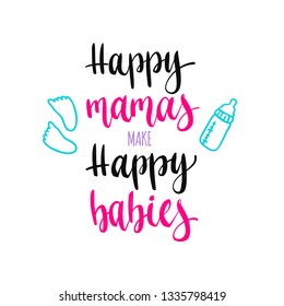 Pregnancy handwritten calligraphy vector phrase. Maternity quote lettering for design t-shirt, greeting cards, stickers, gifts and banners on white background.