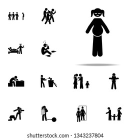 pregnancy  icon. Youth social issues icons universal set for web and mobile