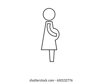 Pregnancy icon.vector