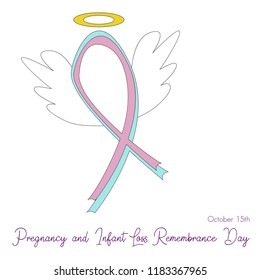 Pregnancy and Infant Loss Remembrance Day. Logo. Symbolics