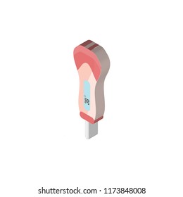 Pregnancy isometric left top view 3D icon