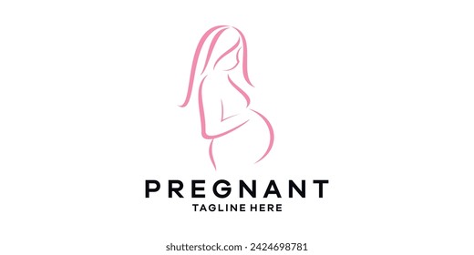 pregnancy logo design, minimalist logo design templates, symbol ideas.