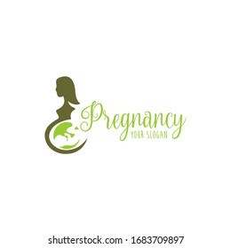 Pregnancy Logo Design Vector Template Stock Vector (Royalty Free ...