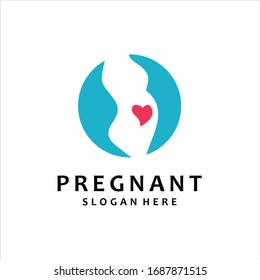 Pregnancy Logo Design Vector Template, pregnant  Idea logo design inspiration