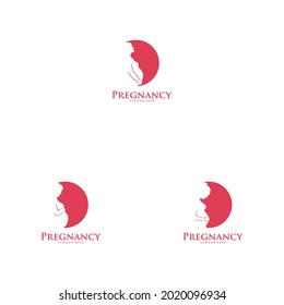 Plantilla de vectores de diseño de logotipo de embarazo