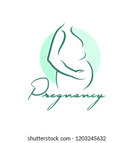 pregnancy logo and vector