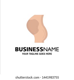 pregnancy, pregnant, baby, obstetrics, fetus Flat Color Icon Vector