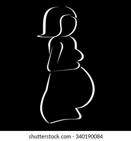 Pregnancy silhouette