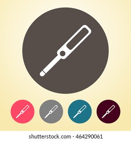 Pregnancy Strip Icon in round shape.