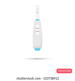 Pregnancy test color icon. Flat design for web and mobile