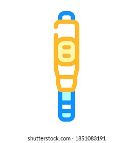 pregnancy test color icon vector. pregnancy test sign. isolated symbol illustration