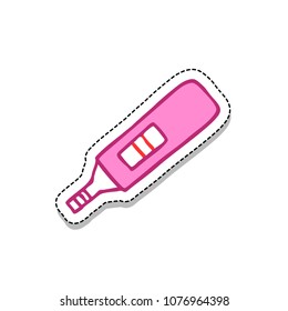 pregnancy test doodle icon