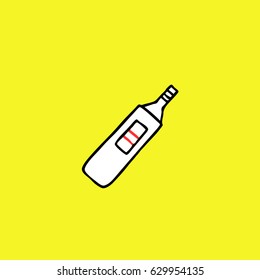 pregnancy test doodle icon