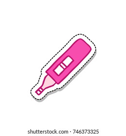 pregnancy test doodle icon