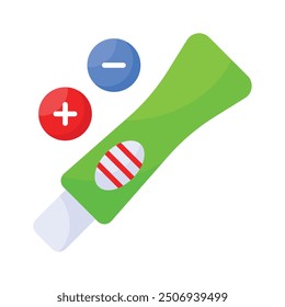 Pregnancy test, female negative or positive test, good ovulation, female healthcare